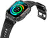 Military Smartwatch for Men, 1.96" AMOLED Screen, Bluetooth Calls, IP68 Waterproof, Black & Orange Bands
