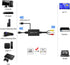 HDMI to RCA Converter, HDMI to AV 3RCA CVBs Composite Video Audio Adapter for TV Stick, Roku, DVD