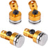 4Pcs SCX10 4WD 1:10(Yellow) Body Shell Mount Column, Magnetic Post Mount, Body RC Car Magnetic Shell Post Model Car