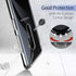 Motorola Edge 40 Neo Case with 3 x Tempered Glass Screen Protector, Transparent Shockproof Soft Silicone Protection