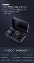 HayKee Wireless Earbuds, Bluetooth 5.0 TWS Stereo HiFi Headphones with 5000mAh Charging Case