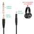 Smays ATH-M50x Cable - Coiled AUX Cord Replacement for Audio-Technica ATH-M40x, ATH-M70x Headphones, 4ft to 10ft