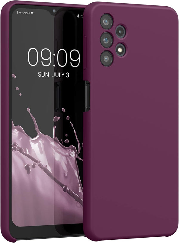 kwmobile Case for Samsung Galaxy A32 5G, TPU Silicone Phone Cover, Bordeaux Violet