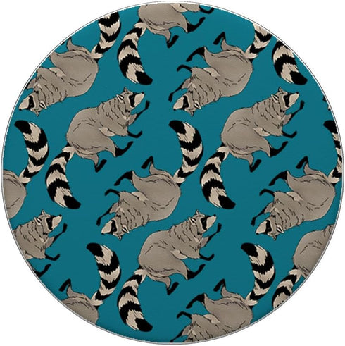 Raccoon Pattern Trash Panda Forest Animal Lover PopSockets Standard PopGrip