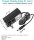 24V AC/DC Massage Gun Charger Compatible with Toluca EM 26, ERLANG EM13 EM12, Booster Pro2 Pro3 E, Power Adapter