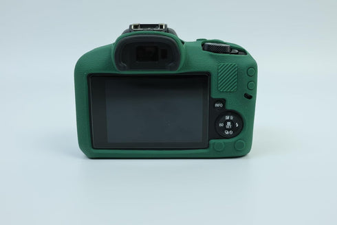 R100 Camera Case, BMAOLLONGB Fullbody Thin Lightweight Silicone Cover for Canon Eos R100, Green