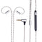 okcsc Earphone Upgrade Cable, 0.78mm 2pin Replacement Cord, 4 Cores OFC Silver Plated Audio Adapter for KZ ZS10, Mic