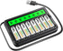 EBL Rechargeable AA Batteries 8 Pack and Battery Charger with Built-in Charging Cable,