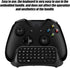 FOSA Chatpad Message Mini Game Keyboard with 2.4G Receiver, Keypad Chat Keyboard with Audio/Headset Jack for Game