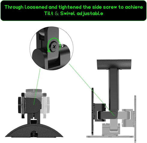 Wall and Ceiling Mount for Bose 161, Bose 151 SE Environmental Speakers, Adjustable Mounting Bracket Compatible with