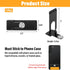 Sorcristy 360 Slim Phone Kickstand, Adjustable Angle Ultra Thin Vertical and Horizontal Rotating Universal Stainless