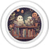Cute Ghosts Reading Books Halloween Librarian PopSockets PopGrip for MagSafe