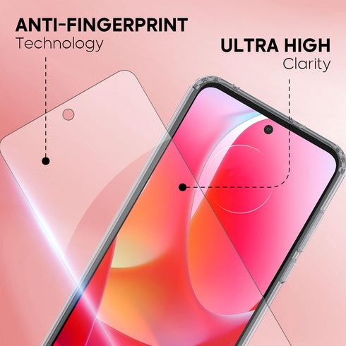Case-Mate Tough Case & Glass Screen Protector for Motorola Moto G Power (2022) - Clear, 10 ft Drop Protection.