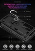 ADDIT Case for Samsung Note 20 Ultra, Military Grade with Ring Car Mount Kickstand, Black