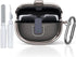TUDIOW Clear TPU Shockproof Case for Bose Ultra Open Earbuds (2024), with Lanyard & Keychain - Clear Grey