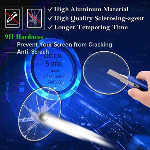 4 Pack Screen Protector for SAMSUNG Galaxy Watch 6 Classic 47mm, Tempered Glass Anti-Scratch Bubble-Free