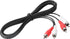 PASOW RCA Cables, 2RCA Male to 2RCA Male Stereo Audio Subwoofer Cable for Home Theater, 6 Feet