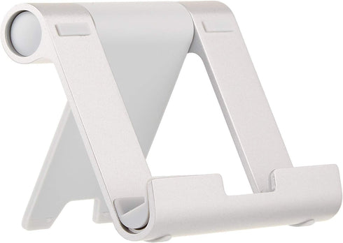 Amazon Basics Multi-Angle Portable Foldable Stand for Tablets, E-readers and Phones, Non-Slip Desktop Holder