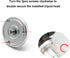 PHOCUS Camera Mounting Adapter, 3/8" Light Stand Adapter for Ballhead or Tripod Head to Clamp, Grip Head