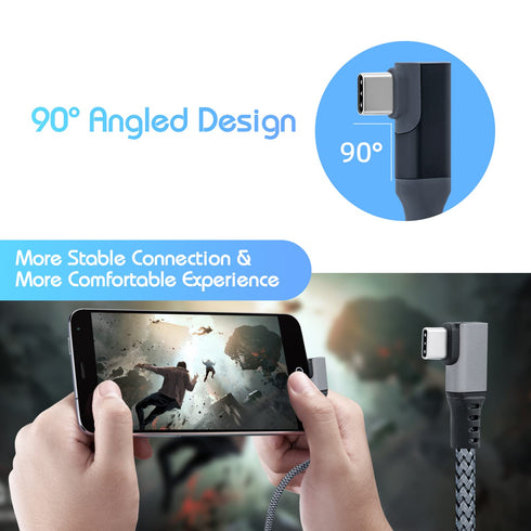 Mcbazel 20Ft (6M) USB 3.0 to Type-C Link Cable for Quest 3/2, PC, VR, NS Switch - 3A Fast Charging & 5Gbps Data