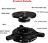 IFOOTAGE Seastar Quick Release Plate, Quick Setup Kit with 1/4" 3/8" Screw, Compatible with SLR, Video Camera, Ball