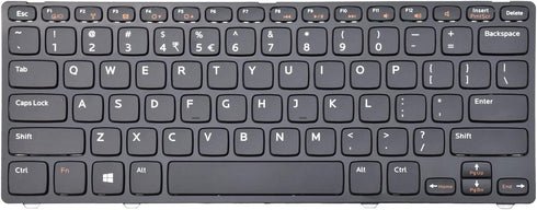 Keyboard Compatible with Dell inspiron 13Z-5323 14Z-5423 14Z-4523 14Z-3528 14Z-3526 14Z-5323,Vostro 3360 v3360 v3560D V3360D V3450D V3460D Series Laptop Black US Layout 5FCV3 V128725BS1 90.4