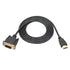 HDMI to VGA Adapter Cable 5.9FT, 1080P Gold-Plated HDMI Male to VGA