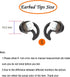Small Earbud Replacement Tips Silicone Earbud Tips Compatible with Bose QC20 QC20i SoundSport SIE2i IE2 IE3 Headphone Ear Bud Tips Earbud Covers 3 Pairs