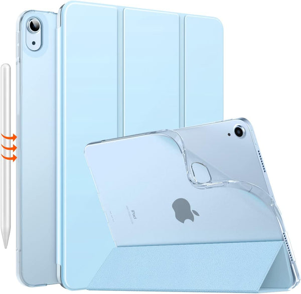 MoKo iPad Air 11 Inch Case for 7th/6th Gen M3/M2 2025/2024, 5th/4th Gen 10.9" 2022/2020, Slim Protective Sky Blue Cover