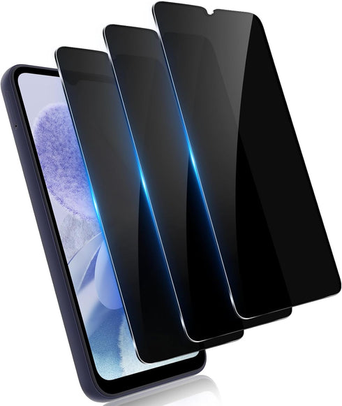 3 Pack Samsung Galaxy A25 Screen Protector, Privacy Anti-Spy, Sensitive Touch, Anti-Scratch, Shock Resistant, Full