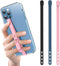 NTidea (3 Pack) Finger Phone Grip, Adjustable Silicone Cellphone Strap for Phone Case