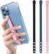 NTidea (3 Pack) Finger Phone Grip, Adjustable Silicone Cellphone Strap for Phone Case