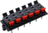 WP12-03B Speaker Terminal Strip, 5Pcs Spring Connection Clip Terminals Block Jointing Clamp Test Clip Jack Socket