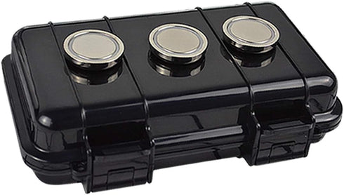 kaguster Magnetic Key Holder Under Car Waterproof Magnetic Stash Box for GPS Trackers