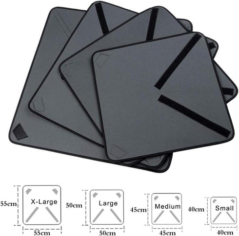 Selens 4 Pack Camera Protective Wraps Kit for Lens Shock Protector, 11/15/19/21 Inches Photo Studio Accessories