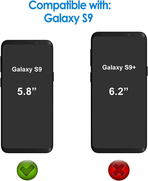 JETech Screen Protector for Samsung Galaxy S9, TPU Ultra HD Film, Case Friendly, 2-Pack