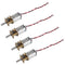 JUZITAO 4PCS Mini Micro N20 Gear Motor DC 3V-6V Slow Speed Full Metal
