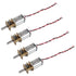 JUZITAO 4PCS Mini Micro N20 Gear Motor DC 3V-6V Slow Speed Full Metal