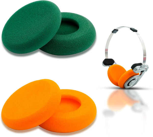 GVOEARS Replacement Cushion Earpads for Koss Portapro Headphones (2 Pairs, Green + Orange)