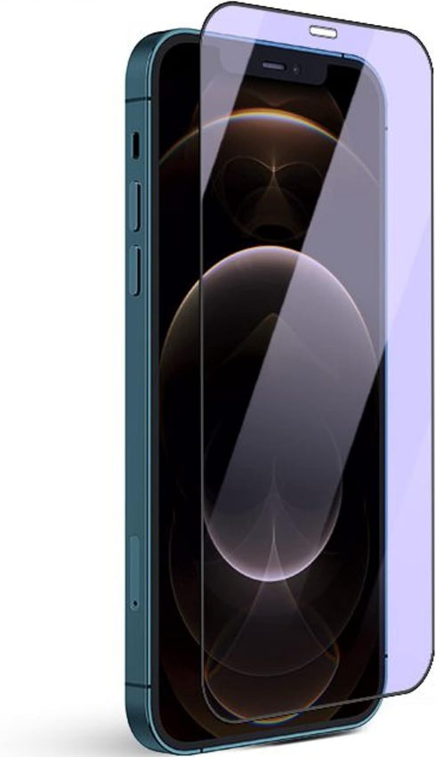 IceSword iPhone 12 Pro Max Anti Blue Light Screen Protector - 6.7”, Shatterproof, 9H Hardness, Bubble Free, Eye