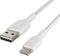 Belkin 3.3ft Braided USB-C to USB-A Cable - Compatible with iPhone 15, Samsung Galaxy, Pixel, iPad Pro, Nintendo Switch