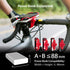 BONE Bike Tie Pro Pack 1, Bike Cell Phone + Charger Mount for Stem, Universal Silicone Holder (Red)