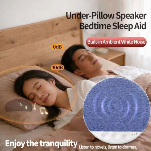 Vimilove 2026 New Sleep Pillow Speaker, Bluetooth Pillow Speaker with White Noise Timer Wireless Sleep Aid with Stereo