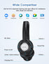New bee Wireless Headset with Noise Cancelling Microphone, 20hrs Talk Time & Mute Button for Work/PC/Office/Zoom