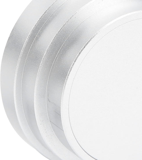 All Metal Camera Rear Lens Dust Cover Protector for DKL Mount Lens, Alloy Silver Strong Protection from Dust