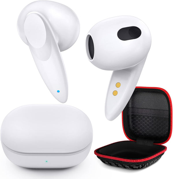 Wireless Earbuds, Bluetooth Headset Mini in-Ear Headphone, Noise Canceling Deep Bass Earphone for iPhone 15/13 Pro Max,