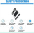 MSZLZTD 12V DC12V Power Adapter for Plug in Coolers Vehicles Igloo Iceless Thermoelectric Coolers Compatible with Igloo