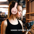 Pink Wireless Bluetooth Headphones, Over Ear, 65 Hours Playtime, Foldable Deep Bass HIFI Stereo, On Ear Headsets with