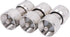 Fancasee PL259 Barrel Connector, Male to Male PL259 Coupler, 3-Pack UHF Coaxial Adapter for CB Ham Radio Antenna Cable