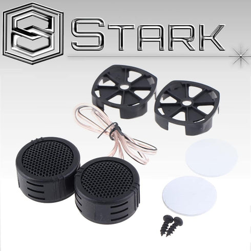 Stark Industries High Performance Neodymium Silk Dome Tweeters - 500 Watt Max Power, 4 Pairs